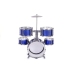 Drums Set with Chair Blue 5 drums