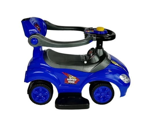 Stumjama mašīna ar rokturi  Mega Car 3in1 Blue