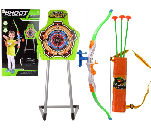 Shooting Set Bow Shield Quiver Arrows