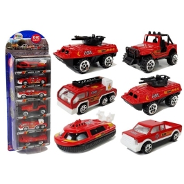 1:64 Fire Brigade Set 6 Pieces