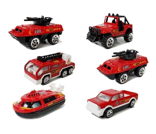 1:64 Fire Brigade Set 6 Pieces