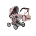 Alice Doll Pram Carrier Bag Pink in Flowers