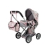 Alice Doll Pram Carrier Bag Pink in Flowers