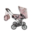 Alice Doll Pram Carrier Bag Pink in Flowers