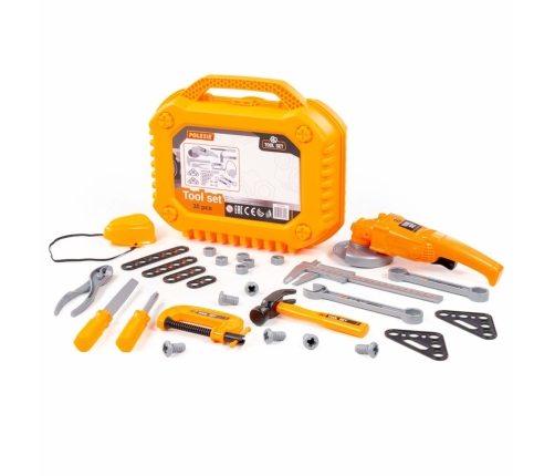 Tool Kit Suitcase 30 Pieces Grinder Orange 89458