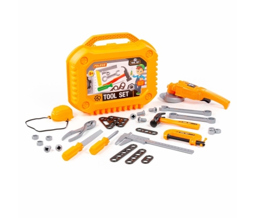 Tool Kit Suitcase 30 Pieces Grinder Orange 89458