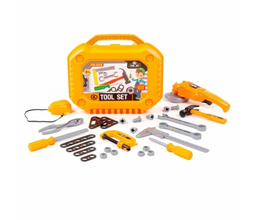 Tool Kit Suitcase 30 Pieces Grinder Orange 89458