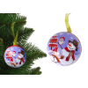 Christmas Metal Bauble Snowman Tree Ornament