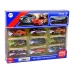 Resorak Cars Set 1:55 Metal Sports 10pcs.