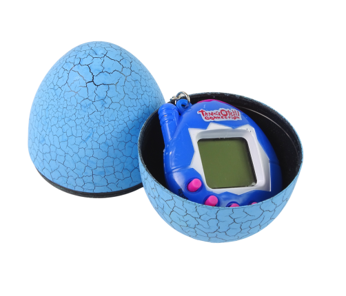 Tamagotchi in Egg Game Electronic Pet Blue