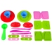 Magic Kinetic Sand + accessories for creating desserts  3 colours of sand