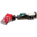 Set of Vehicles Red Truck 60 cm + Excavator with Trailer  Remote-controlled R/C