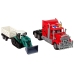 Set of Vehicles Red Truck 60 cm + Excavator with Trailer  Remote-controlled R/C