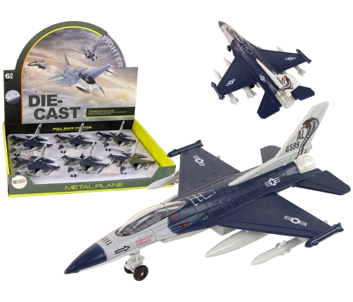 Airplane Friction Drive Lights Sounds 1:72 Navy