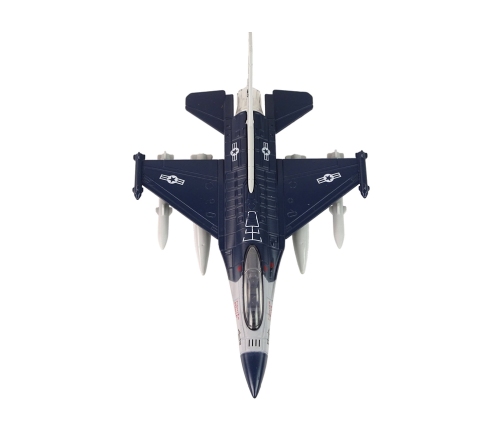 Airplane Friction Drive Lights Sounds 1:72 Navy