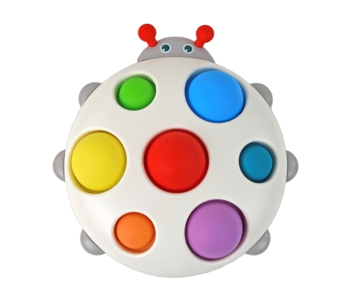 Silicone Board Colorful Ladybug Pop It Educational