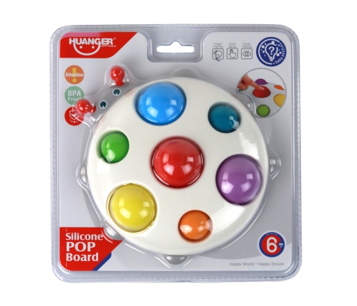 Silicone Board Colorful Ladybug Pop It Educational