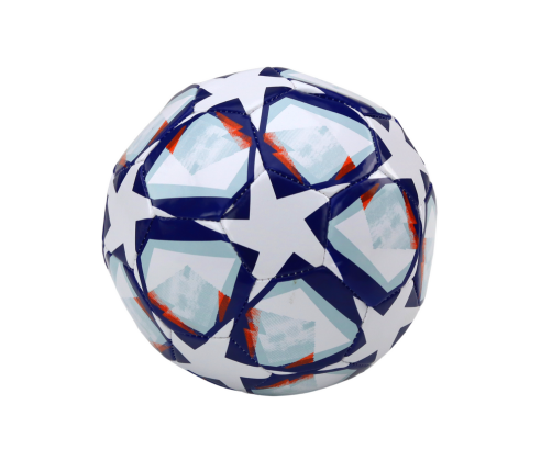 24 cm Football Ball, White, Star Pattern, Size 5