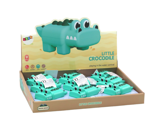 Wind-up Crocodile Bath Toy, Green