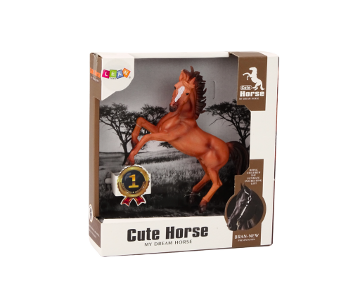 Horse Figurine Brown Horse Standing Stable Farm Cute Horse