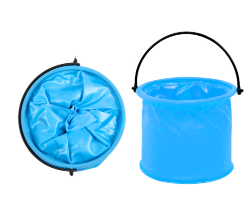 Folding Bucket Multifunctional PVC For Water Blue