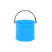 Folding Bucket Multifunctional PVC For Water Blue