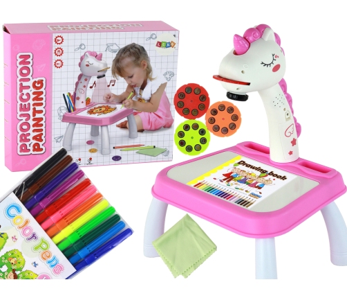 Unicorn Drawing Projector Markers Inserts Pink