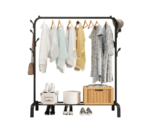 Standing Clothes Hanger Shoes Freestanding Wardrobe