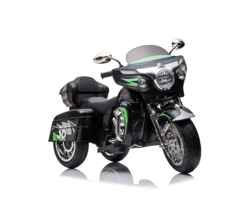 Bērnu elektriskais motocikls Goldwing Black