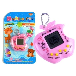 Tamagotchi Electronical Animal Pink Apple Shape