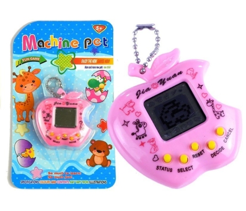 Tamagotchi Electronical Animal Pink Apple Shape