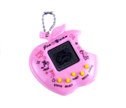 Tamagotchi Electronical Animal Pink Apple Shape