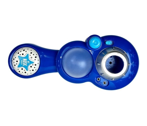 Microphone Karaoke Set Blue Tripod