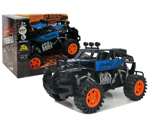 Blue Off-Road Vehicle with tension