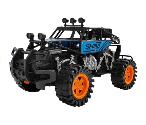 Blue Off-Road Vehicle with tension