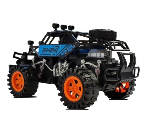 Blue Off-Road Vehicle with tension