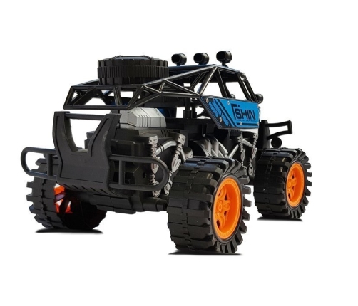 Blue Off-Road Vehicle with tension