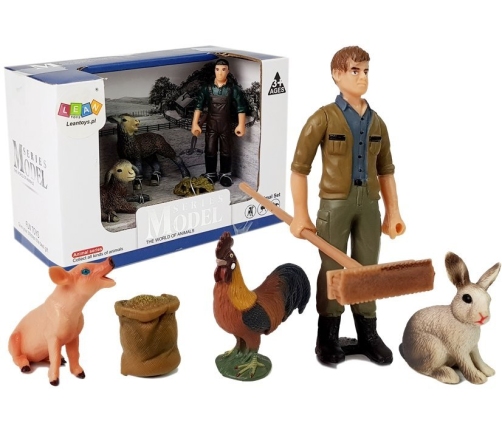 Farm Figurines Set  5 elements