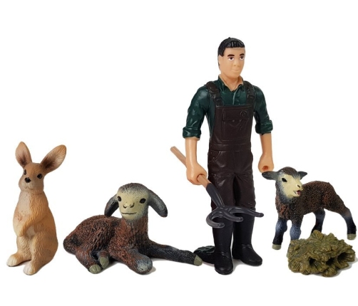 Farm Figurines Set  5 elements