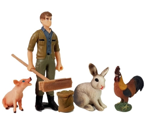 Farm Figurines Set  5 elements