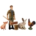 Farm Figurines Set  5 elements