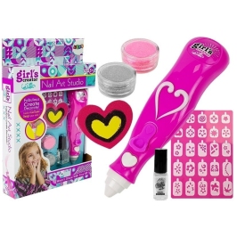 Nail Painting Set Dispenser Glitter Nail Lacquer