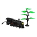 Rail King Train Set Smoke Realistic Toy Locomotive