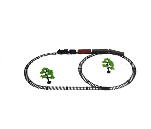 Rail King Train Set Smoke Realistic Toy Locomotive