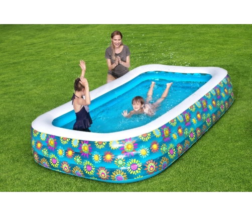 Inflatable Pool Flowers 305 x 183 x 56 cm Bestway 54121