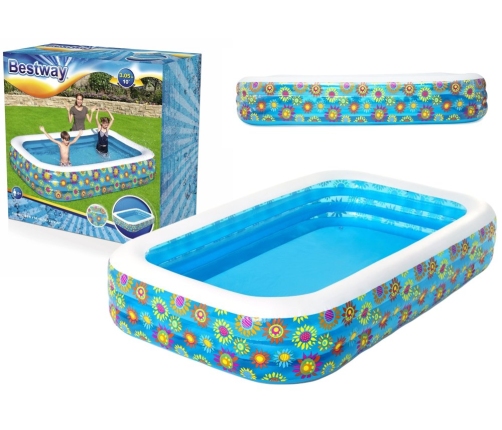 Inflatable Pool Flowers 305 x 183 x 56 cm Bestway 54121