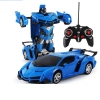 Radiovadāms autorobots - transformeris ar pulti 2in1 Blue