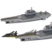 Naval Gunboat Set Submarine Jets Aircraft Carriers Bombshells