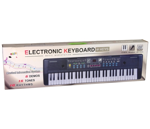 Keyboard MQ-6112 Microphone Note Holder 61 Keys