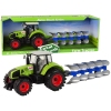 Tractor With Friction Drive Green Plow